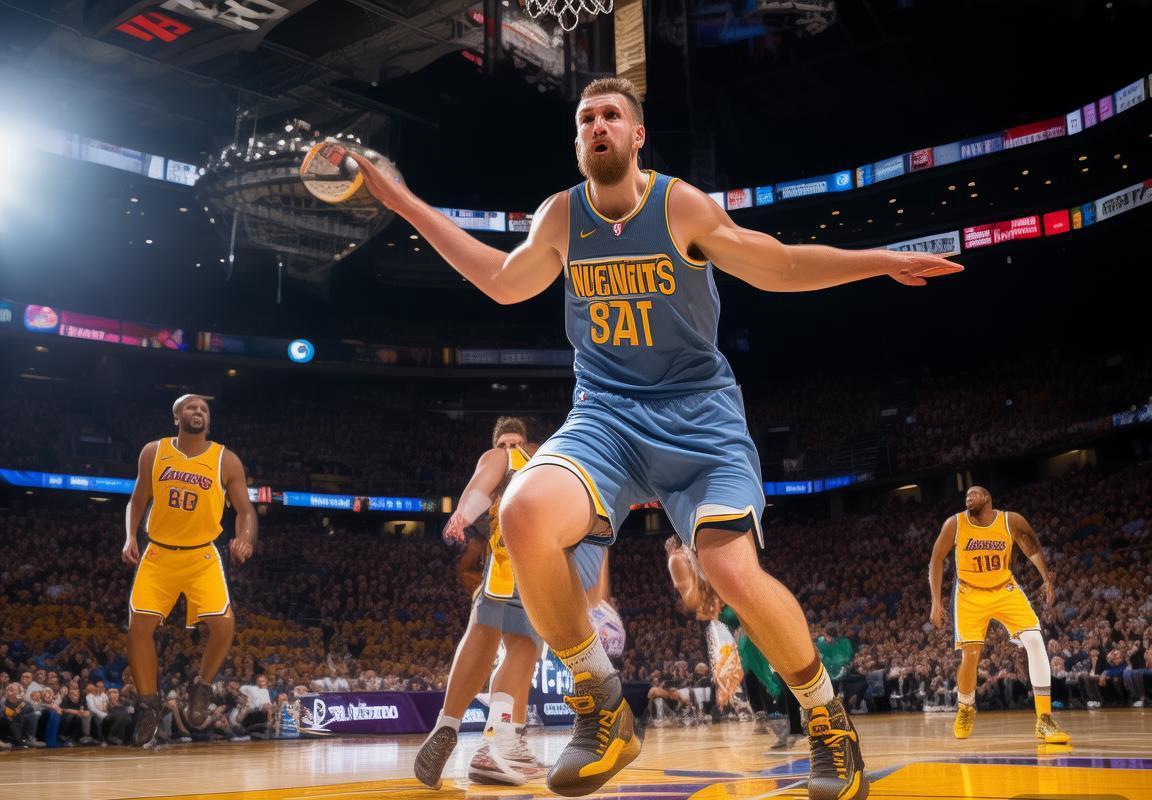 NBA激战：掘金逆袭约基奇领航，约詹对决湖人防线受考验(图1)